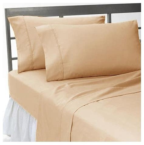 400tc 100 Egyptian Cotton Solid Queen Size Fitted Sheet Contemporary