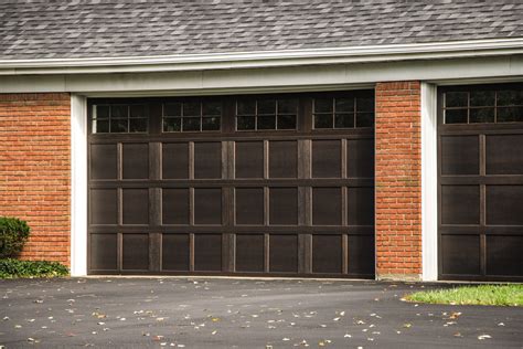 walnut steel garage door wayne dalton garage doors garage door styles carriage house doors