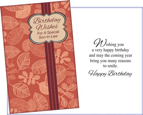 excellent son  law birthday cards simple happy birthday