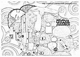 Klimt Modernismo Gustav Cuadros Pinta Siguiendo Ampliar Haz Bellas Acercar Maravilloso sketch template