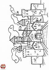 Chateau Magique Daina Coloriages Tfou Castillos Kleurplaten Château Ciudades Manualidades Colouring Bordar Princesas Caballeros Clases épinglé Zeichnen Edad Jordi Schloss sketch template