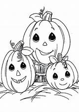 Pumpkin Coloring Pages Halloween Farm Patch Printable Precious Moments Template Momjunction Choose Board sketch template