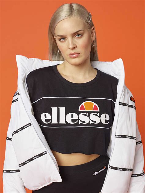 ellesse introduced their second capsule collection with british singer anne marie ellesse x anne