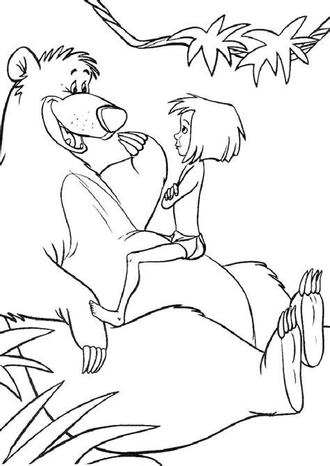 jungle book coloring pages top  images  printable