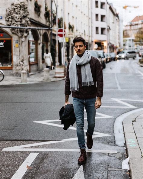 Guys Outfits With Scarves 26 Ways To Wear A Scarf For Men