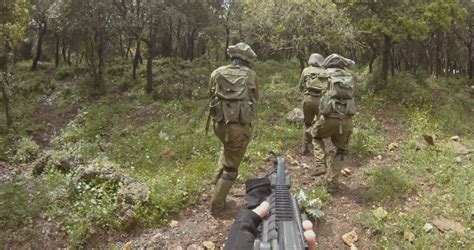 weapon gopro pov footage   squad  israeli commando soldiers