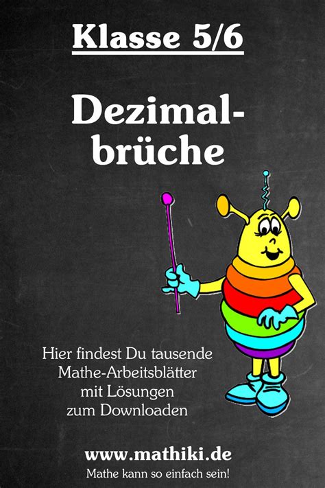 dezimalbrueche brueche  dezimalzahlen umwandeln arbeitsblatt