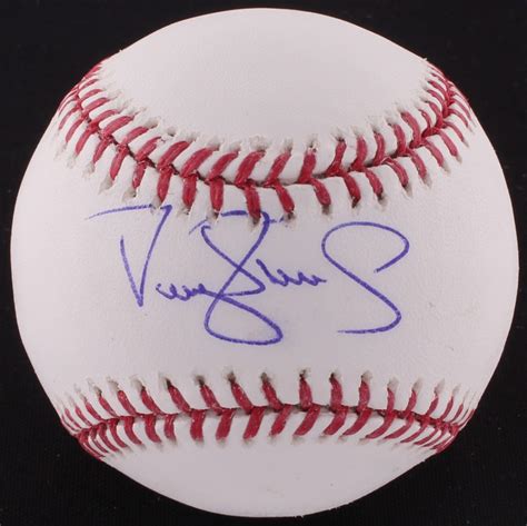 darryl strawberry signed oml baseball autograph reference  pristine auction