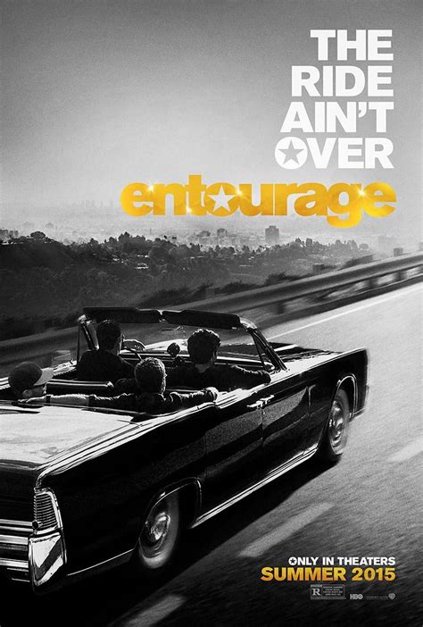 entourage  original  poster double sided advance style