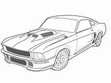 Mustang Coloring Pages Kids Printable sketch template
