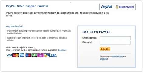 paypal payments holiday property booking systems