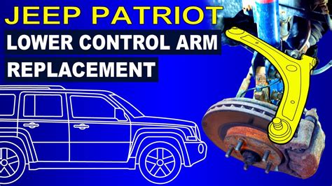 jeep patriot front  control arm removal  installation youtube