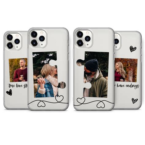 Custom Photo Couple Phone Case Fits For Iphone 12 12 Pro 12 Etsy