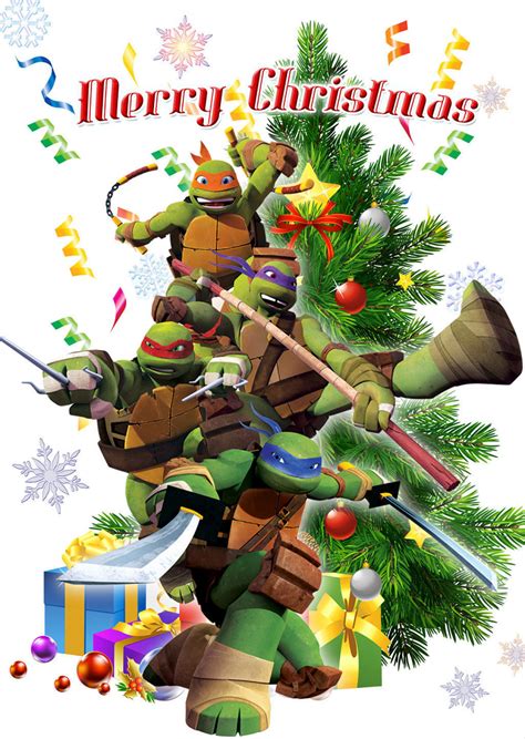 raphaels tumblr merry christmas happy holidays ninja