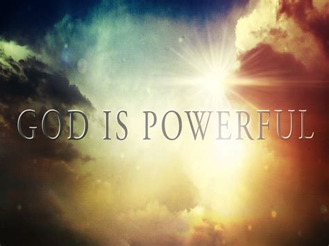knowing god god  powerful