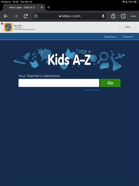 launching raz kids  safari  chrome   raz kids app