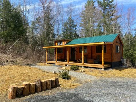 Rancher Park Model Cabin In Duxbury Vermont Lancaster Log Cabins My