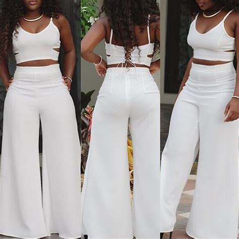 plus size women clothing s xl fashion white jumpsuit for women two