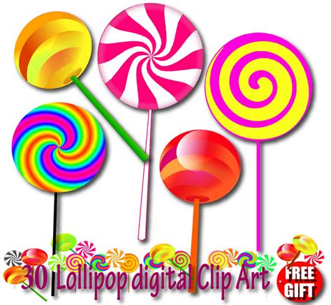 lollipop clipart   designlooter