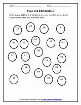 Even Worksheets Odd Bubbles Coloring Numbers Math Following Directions Teach Color Glitz Learner Standards Defining Met Hi Different sketch template