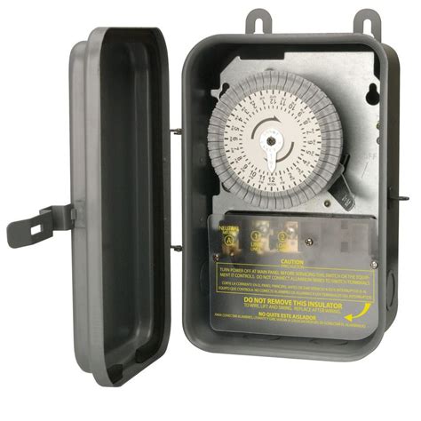 doe het zelf intermatic tr   volt dpst  hour mechanical time switch outdoor