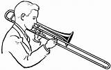 Trombone Wallpaperaccess Oresund sketch template