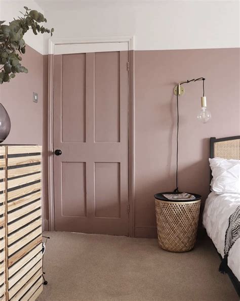 dusty pink bedroom  decor inspiration  paint colors pursuit decor   dusty