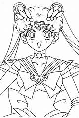 Sailor Coloring Sailormoon Pages Moon Book Tsuki Matsuri Archive Manga Drawing sketch template