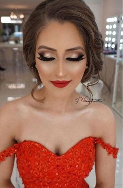 red dress prom makeup ideas atnigeria