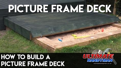 build  picture frame deck youtube