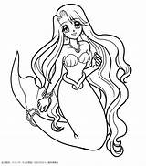 Sereia Mermaid Princesa Desenho Hellokids sketch template