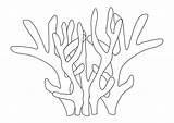 Coral Coloring Color Pages Drawing Reef Choose Board sketch template