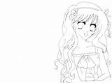 Coloring Cute Girl Pages Girls Print Printable Anime Getcolorings Getdrawings Colorings Color sketch template