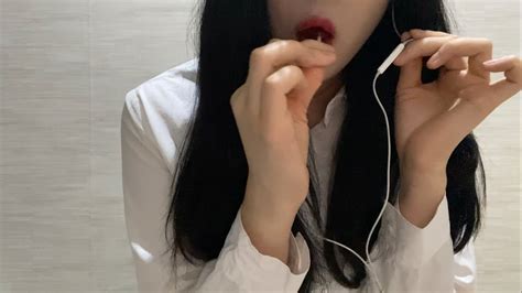 [한국어 Asmr] 사탕 이팅사운드 치아소리 입소리 뽀뽀소리 Candy Eating Sound 니블링 혀 팅글