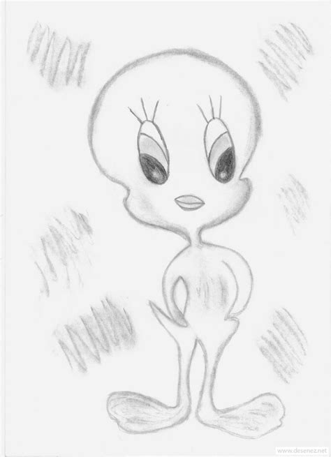 Desen Tweety Tweety Extraterestru