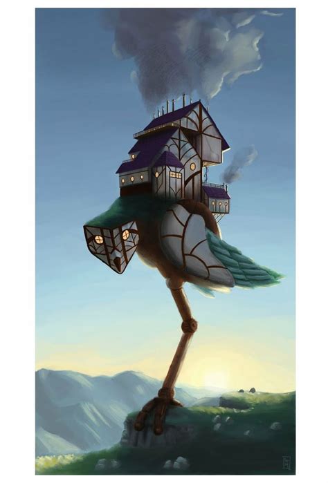 luke groundwalker illustrations house of the baba yaga