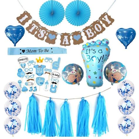 baby shower   boy party decoration set  game ideas gifts