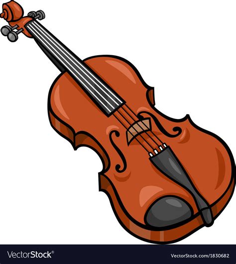 violin cartoon clip art royalty free vector image
