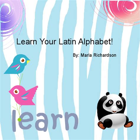 learn your latin alphabet book 254698 bookemon