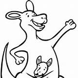 Joey Kangaroo Surfnetkids Coloring sketch template