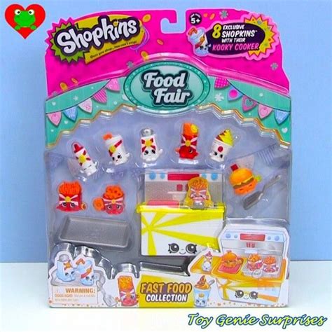 food fair fast food collection playset shopkins pinterest