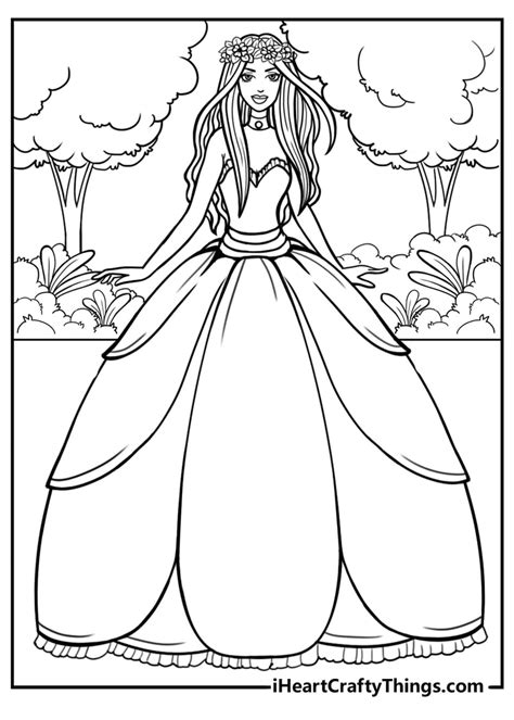 princess coloring pages super pretty