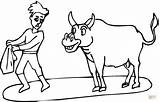 Bull Coloring Toreador Pages Matador Color Bulls Kolorowanka Clipart Gif Spanish sketch template