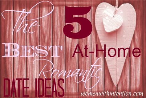 5 at home romantic date ideas