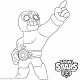 Brawl Stars Primo Xcolorings Sandy 764px 60k Multiplayer sketch template