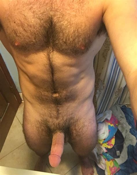 Hairy Nude Man With A Big Boner Gay Cam Blogger