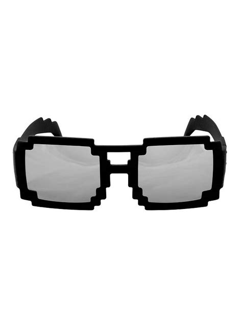 8 Bit Glasses Black