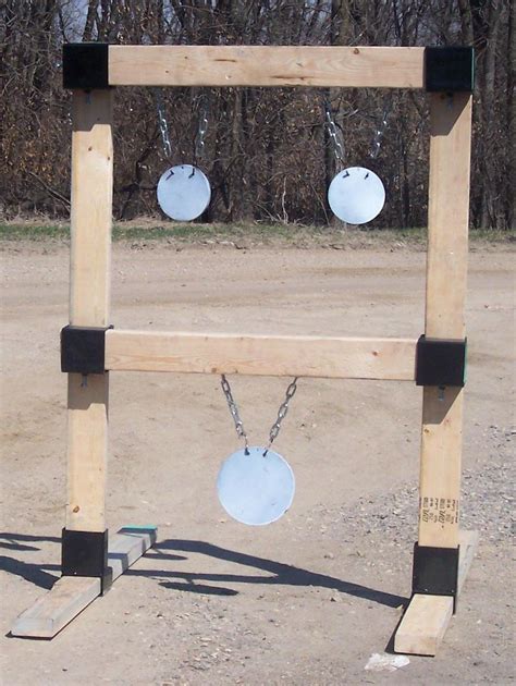 homemade shooting targets stands bios pics