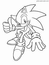 Sonic Character sketch template
