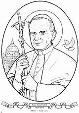 Colorare Dover Pope Sacre Schizzi Pio Padre sketch template